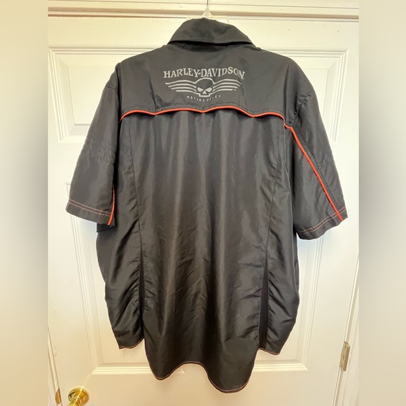 Harley Davidson Willie G Skull Black Vented H-D Performance Men’s Size XL Shirt - Picture 4 of 5